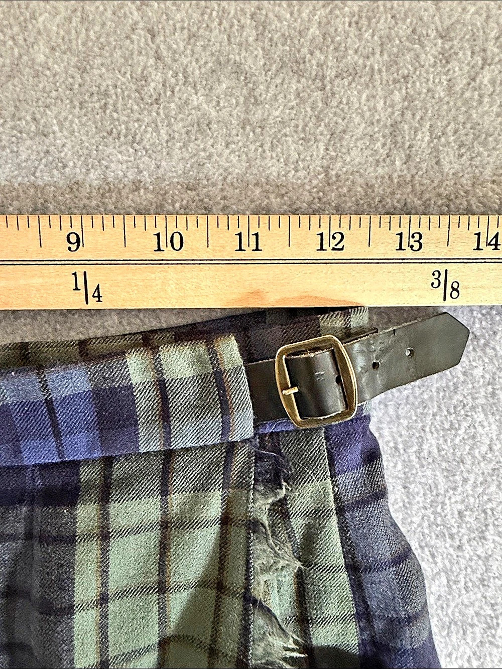 Laura Ashley Vintage Wool Great Britain Plaid Tartan Mini Skirt XS 90s Grunge - Picture 10 of 13